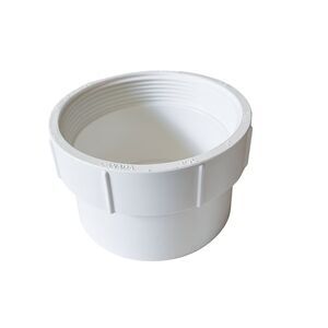 4" PVC Cleanout Body Female Threaded Sewer Septic Access Plumbing Fitting NEW